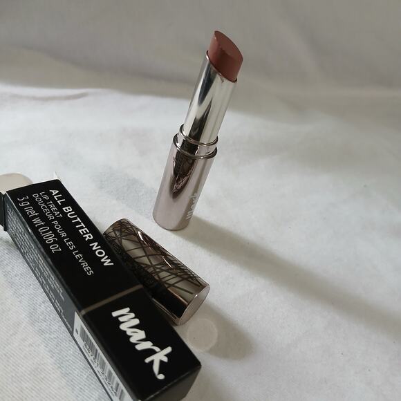 Set of 2-MARK - ALL BUTTER NOW -  BARE ALL - LIP TREAT lipstick NIB - Picture 2 of 9